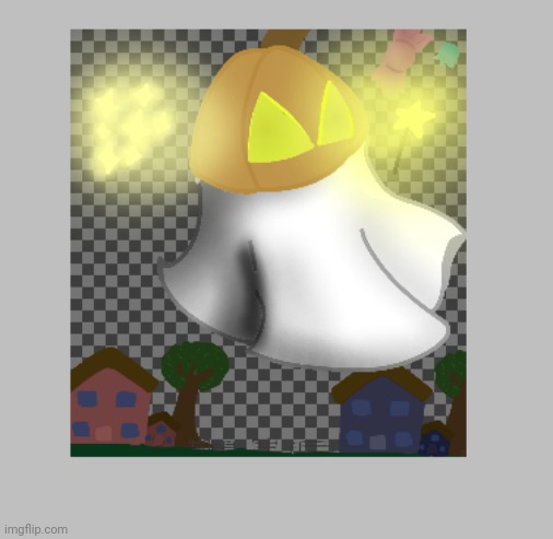 Pumpkin ghost thing | made w/ Imgflip meme maker