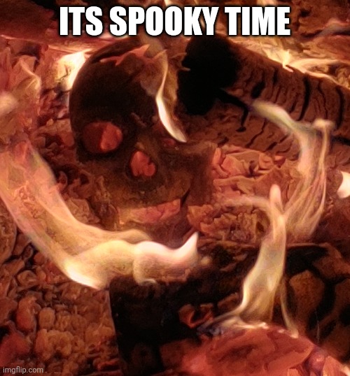 Already got the deco | ITS SPOOKY TIME | image tagged in spooktober | made w/ Imgflip meme maker