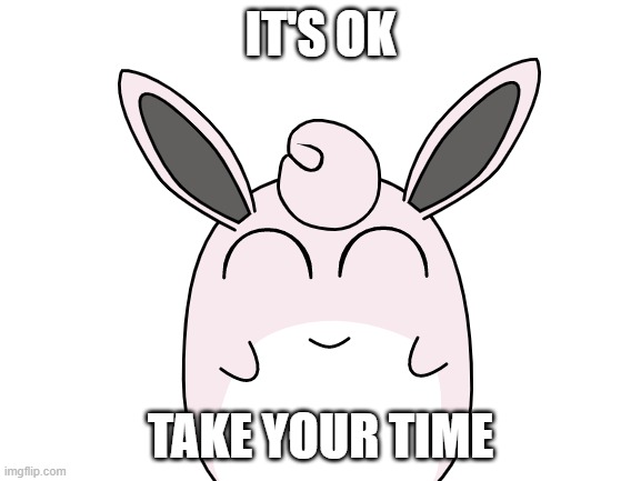 IT'S OK TAKE YOUR TIME | made w/ Imgflip meme maker