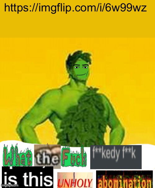 What the fuck fuckedy fuck is this unholy abomination | https://imgflip.com/i/6w99wz | image tagged in what the fuck fuckedy fuck is this unholy abomination | made w/ Imgflip meme maker