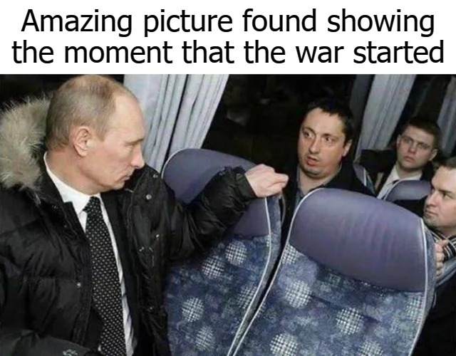 Amazing picture found showing the moment that the war started | image tagged in boggle | made w/ Imgflip meme maker