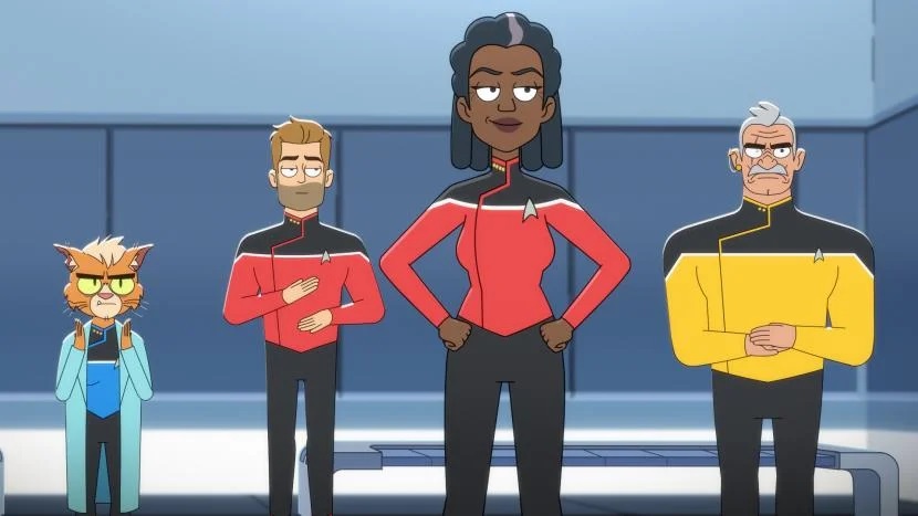 Captain Freeman on Star Trek Lower Decks Blank Meme Template