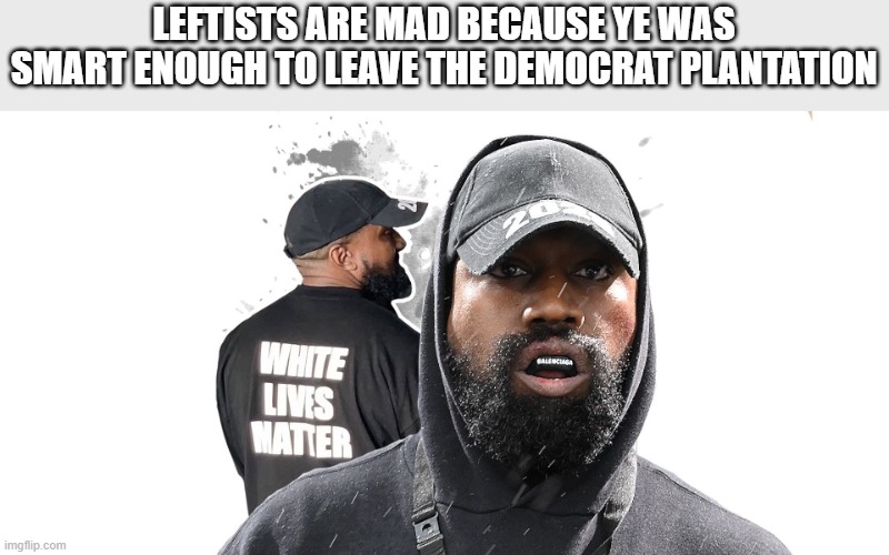 Democrat Plantation | LEFTISTS ARE MAD BECAUSE YE WAS SMART ENOUGH TO LEAVE THE DEMOCRAT PLANTATION | made w/ Imgflip meme maker