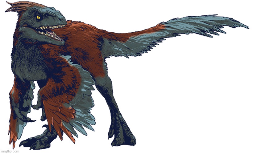 Pyroraptor (Stylized) | image tagged in pyroraptor stylized | made w/ Imgflip meme maker