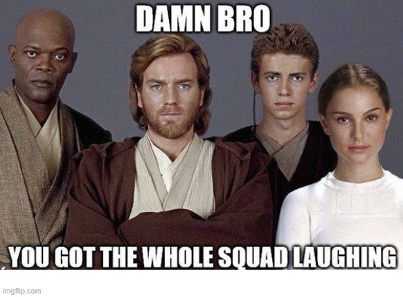 Bad Pun Star Wars | image tagged in new template | made w/ Imgflip meme maker