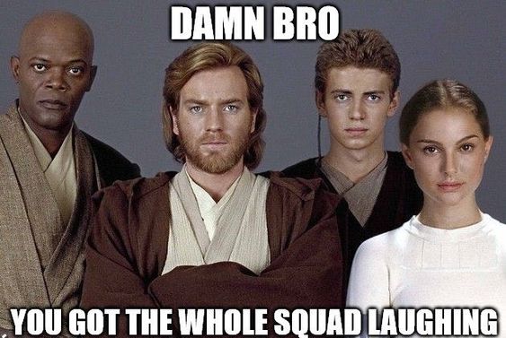 High Quality Star Wars Laughing Blank Meme Template