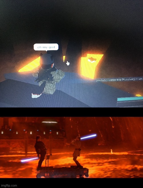 Star wars reference in a transfur game lmfao | made w/ Imgflip meme maker