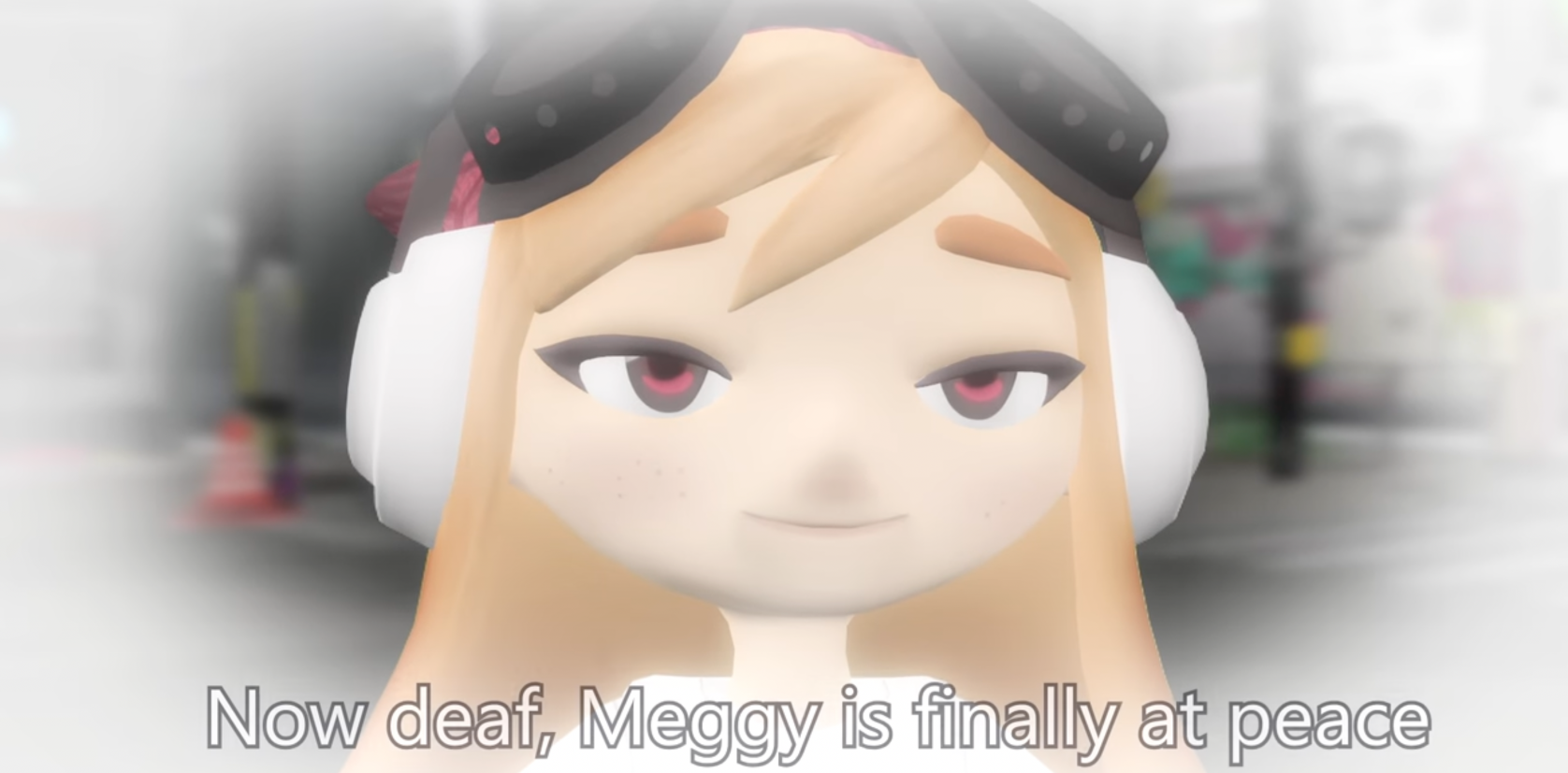 High Quality Meggy is finally at peace Blank Meme Template
