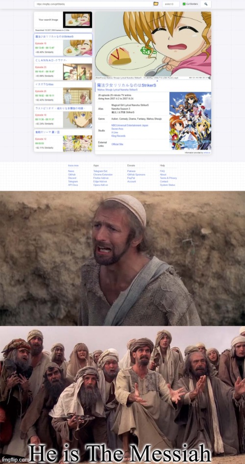He is The Messiah | image tagged in he is the messiah | made w/ Imgflip meme maker