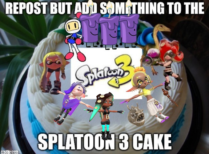 the cake is done yay | made w/ Imgflip meme maker