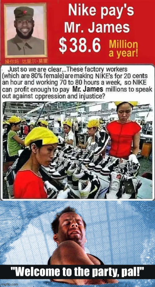 image tagged in die hard welcome to the party | made w/ Imgflip meme maker