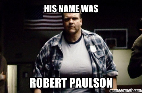 His Name was Robert Paulson Blank Meme Template