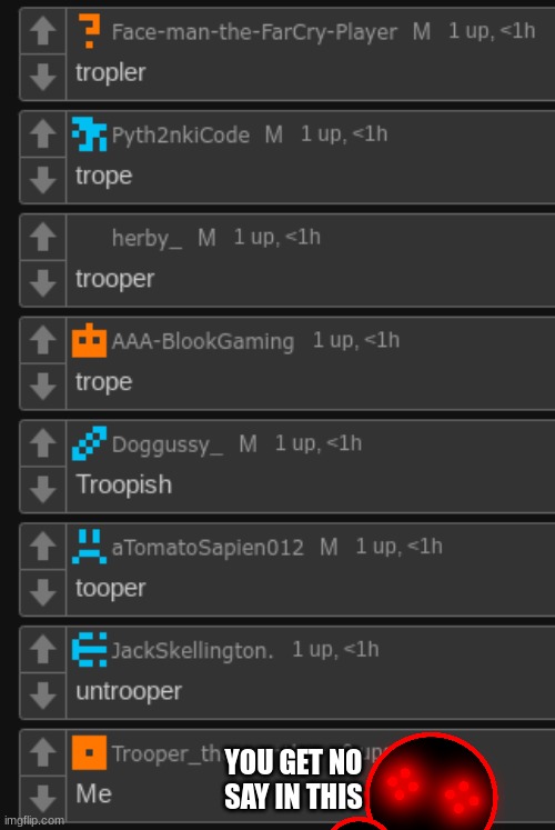 YOU GET NO SAY IN THIS | made w/ Imgflip meme maker