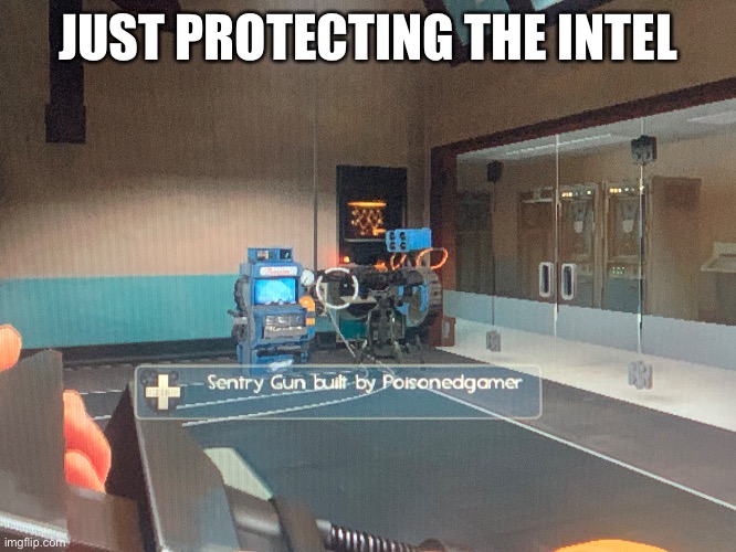 JUST PROTECTING THE INTEL | made w/ Imgflip meme maker