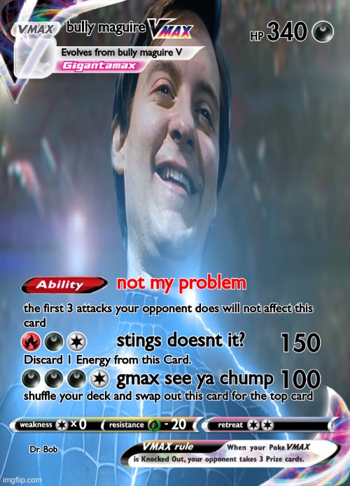 bully maguire VMAX | made w/ Imgflip meme maker