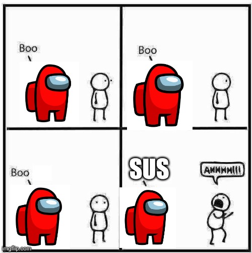 Ghost Boo | SUS | image tagged in ghost boo | made w/ Imgflip meme maker