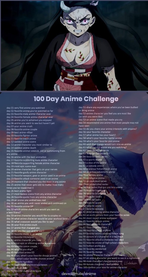 Day 27 | image tagged in 100 day anime challenge | made w/ Imgflip meme maker