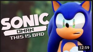 High Quality sonic oman this is bad Blank Meme Template