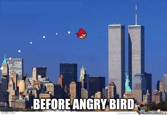 angry bird | BEFORE ANGRY BIRD | image tagged in memes | made w/ Imgflip meme maker