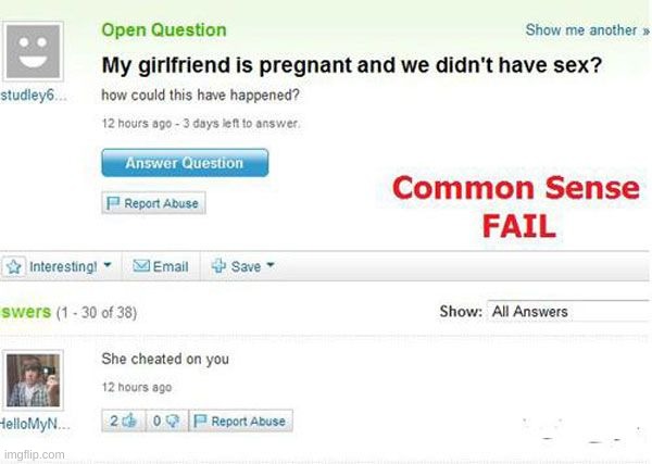 Yahoo Answers V4 | Goodness fucking gracious. | made w/ Imgflip meme maker