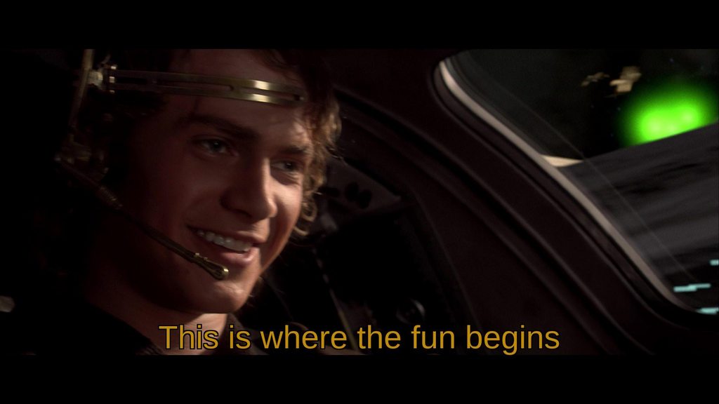 This is where the fun begins Blank Meme Template