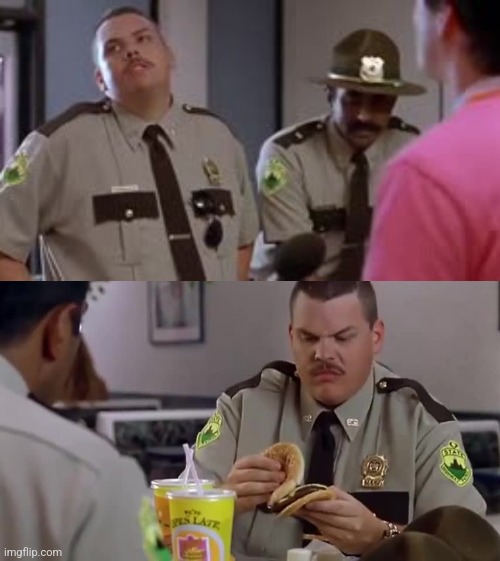 High Quality Super Troopers Burger Blank Meme Template