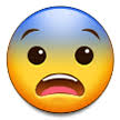 High Quality Fakely Scared emoji Blank Meme Template
