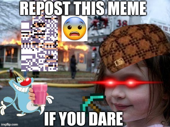 I did it | image tagged in repost | made w/ Imgflip meme maker