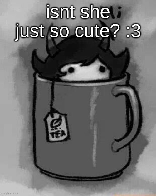 i luv her | isnt she just so cute? :3 | image tagged in homestuck | made w/ Imgflip meme maker