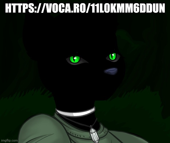 My new panther fursona | HTTPS://VOCA.RO/11L0KMM6DDUN | image tagged in my new panther fursona | made w/ Imgflip meme maker