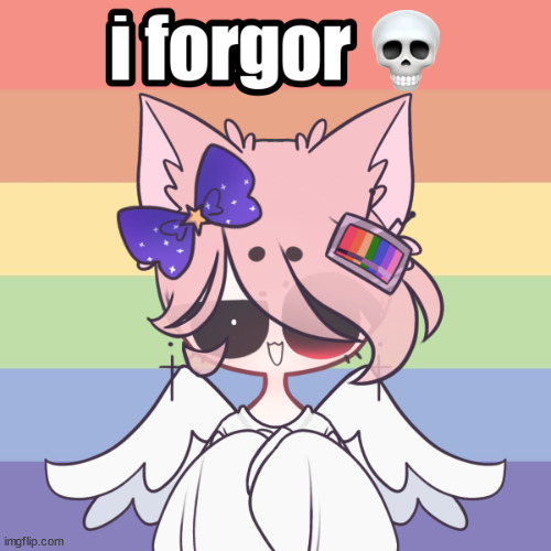 my persona kitty Q telling you a secret.. | made w/ Imgflip meme maker