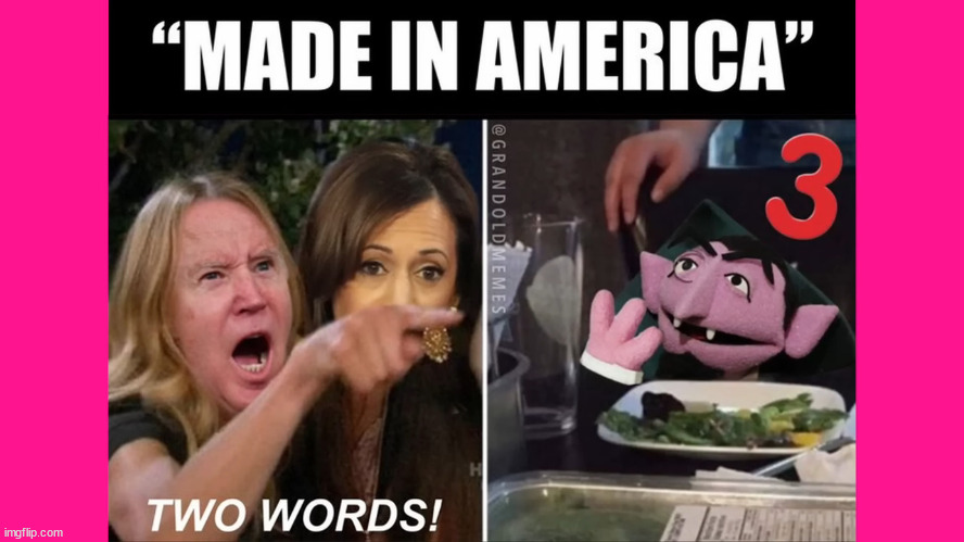 two words, made in america | image tagged in two words made in america | made w/ Imgflip meme maker