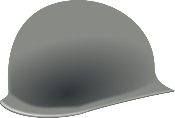 M1 Helmet Grey Blank Meme Template