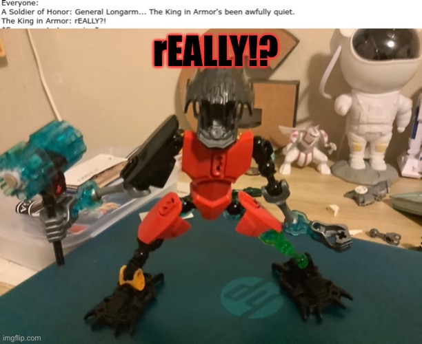 This is The King in Armor btw | rEALLY!? | made w/ Imgflip meme maker
