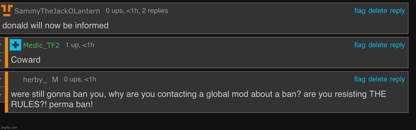 SAMMY NEEDS A PERMA BAN FOR MULTIPLE COUNTS OF HARASSMENT AND BREAKING RULES! @MODS | made w/ Imgflip meme maker