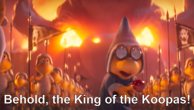 High Quality Behold, the King of the Koopas! Blank Meme Template