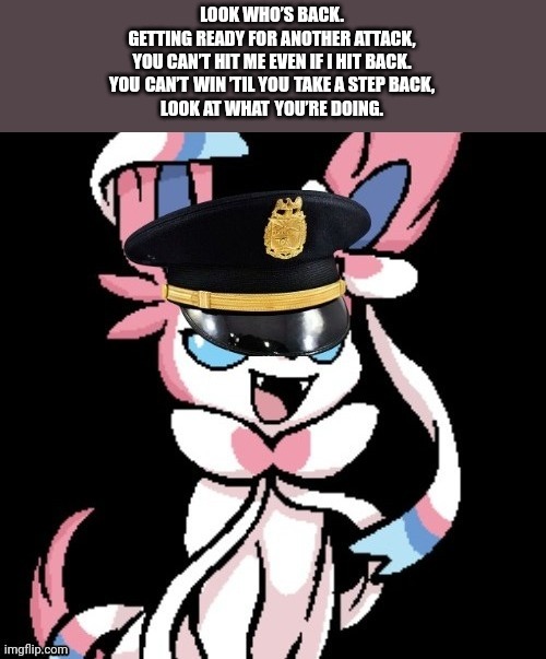 Now if you excuse me. I'm going to continue singing Megalovania. (sylceon: can you post it in Undertale then?) | made w/ Imgflip meme maker