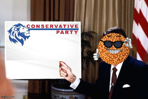 High Quality Conservative Party cool beans Blank Meme Template