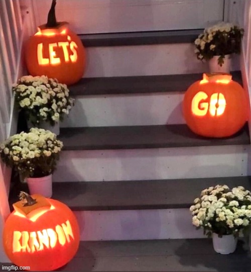 LGB | image tagged in biden,election fraud,halloween,pumpkins,foreign policy,inflation | made w/ Imgflip meme maker