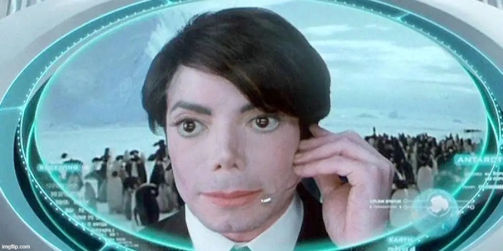 Michael Jackson in MIB 2 as Agent M | image tagged in michael jackson,men in black | made w/ Imgflip meme maker