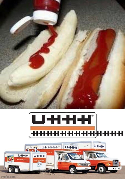 Ketchup on banana | image tagged in uhhh truck,cursed image,banana,memes,hot dogs,ketchup | made w/ Imgflip meme maker