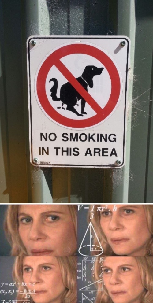 YEs no smoking | image tagged in math lady/confused lady,lol,funny,lol so funny,you had one job,you had one job just the one | made w/ Imgflip meme maker