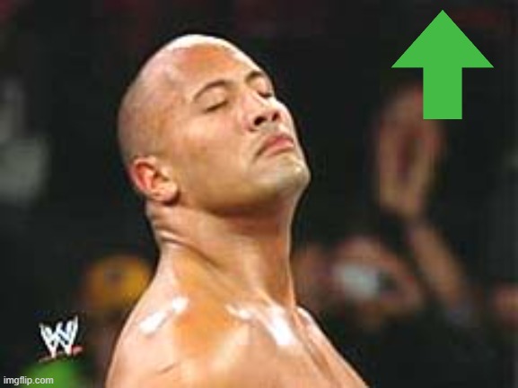 The Rock Smelling | image tagged in the rock smelling | made w/ Imgflip meme maker