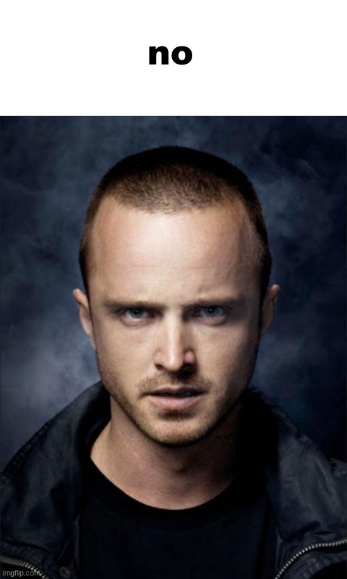 Jesse Pinkman | no | image tagged in jesse pinkman | made w/ Imgflip meme maker