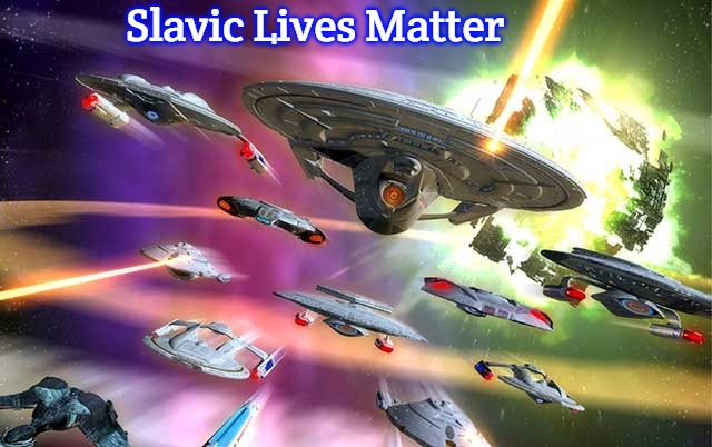 Star Trek: Armada | Slavic Lives Matter | image tagged in star trek armada,slavic,slm,blm,slavic star trek | made w/ Imgflip meme maker