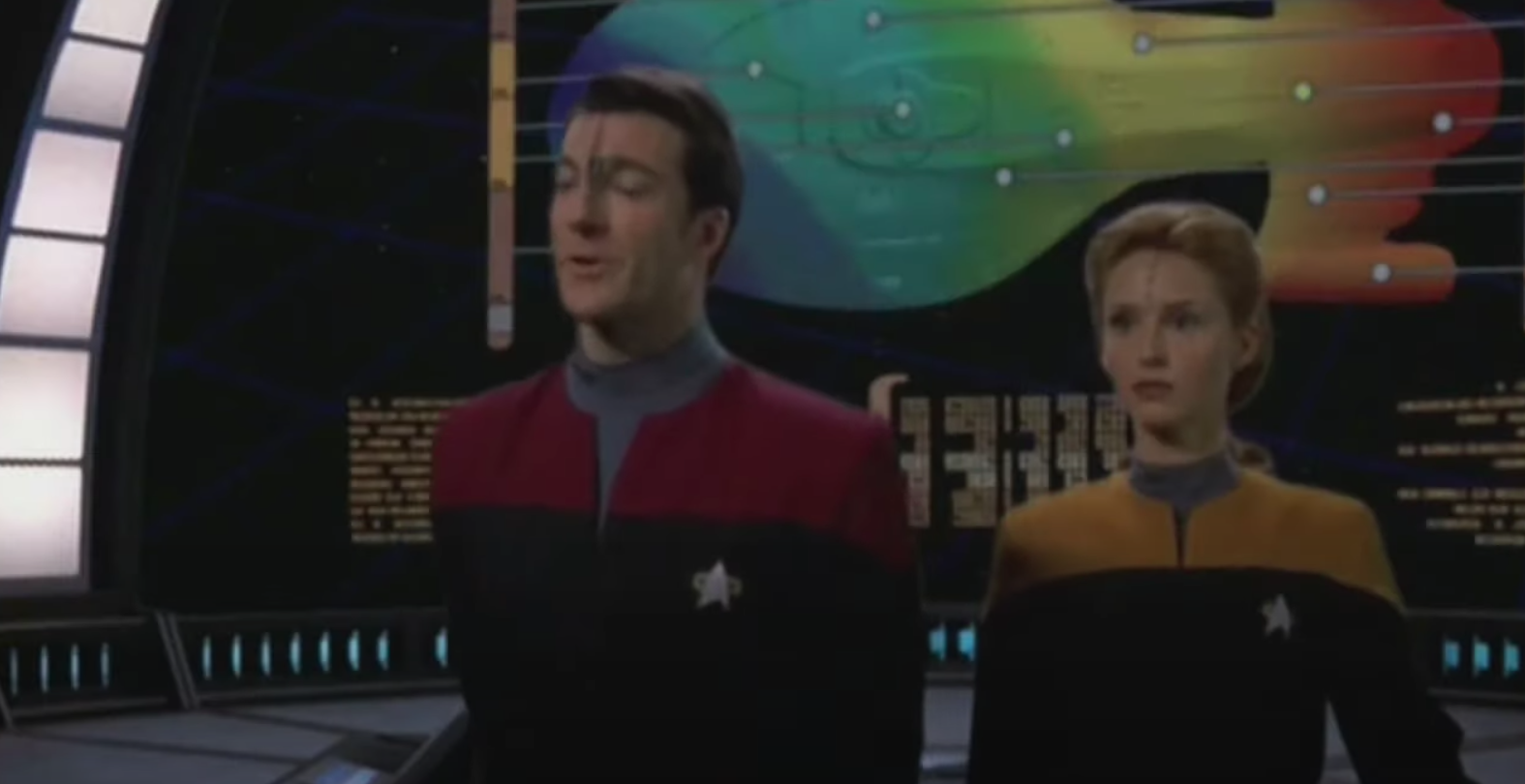 Future Icheb and Future Naomi Wildman Star Trek Voyager Blank Meme Template