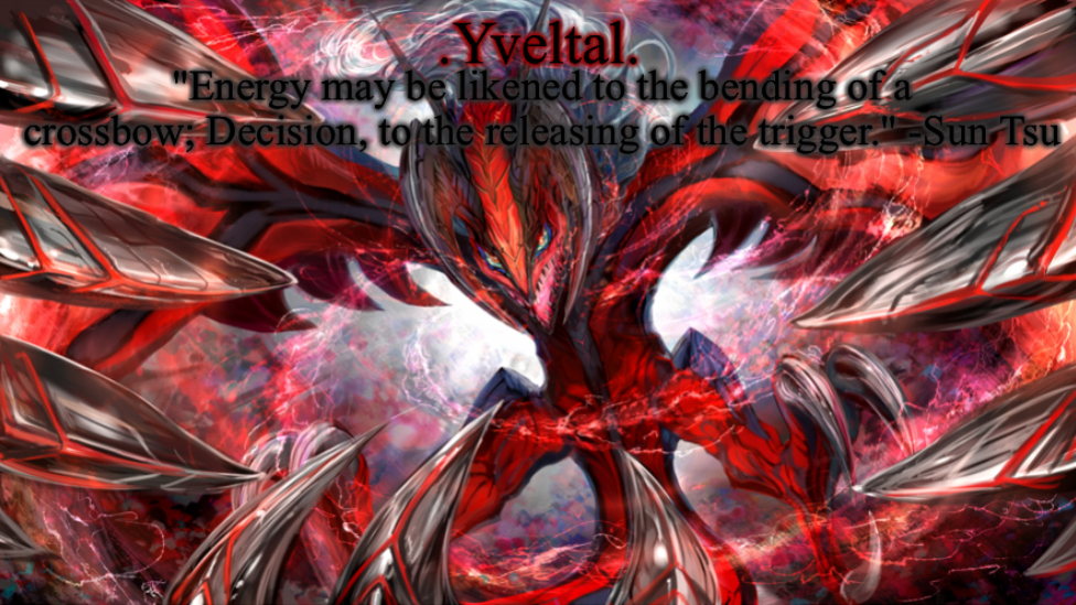 .Yveltal. Announcement temp Blank Meme Template
