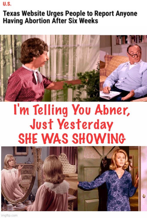 She WAS Showing | image tagged in abortion | made w/ Imgflip meme maker