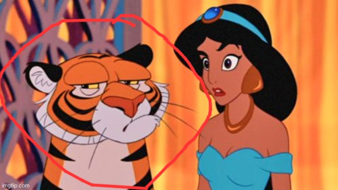 Jasmine and Rajah | image tagged in jasmine and rajah | made w/ Imgflip meme maker