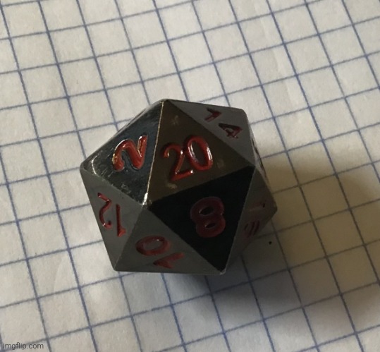 d20 roll | image tagged in d20 roll | made w/ Imgflip meme maker